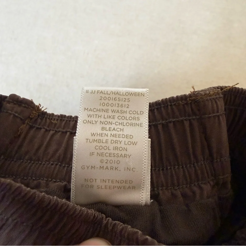 Janie and jack Boy’s Brown lined pants Joggers‎ Relaxed Fit Size 12-18 Months